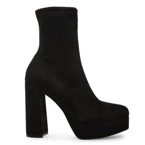 NEW Madden Girl Orchid Black
Platform High Block Heel
Stretch Dress Boots size 9